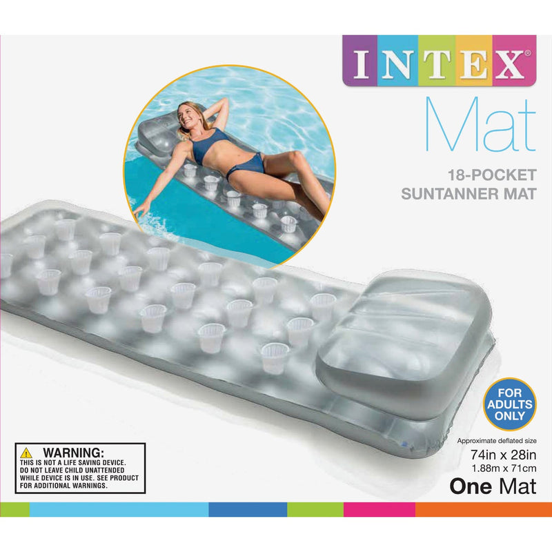 Intex Suntanner 18-Pocket Pool Float