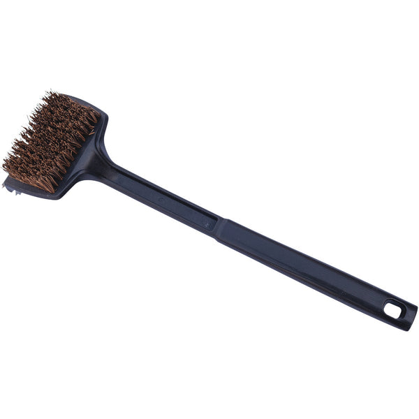 Dyna Glo 18 In. Palmyra Bristles Flat Top Grill Cleaning Brush