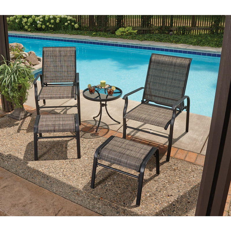 Outdoor Expressions Windsor Collection 5-Piece Sling Chat Set