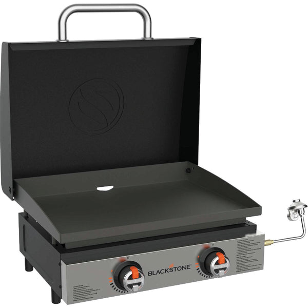 Blackstone 2-Burner Black 24,000 BTU 339 Sq.In. Outdoor LP Gas Griddle