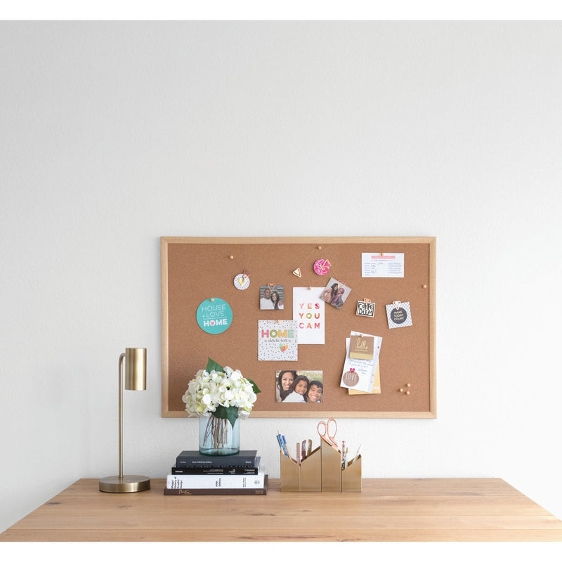 U Brands 23 In. x 35 In. Cork Bulletin Board