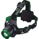 Police Security Blackout 1000 Lm. LED Rechargeable Focusing Hardhat Compatible Headlamp