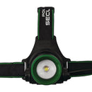 Police Security Blackout 1000 Lm. LED Rechargeable Focusing Hardhat Compatible Headlamp