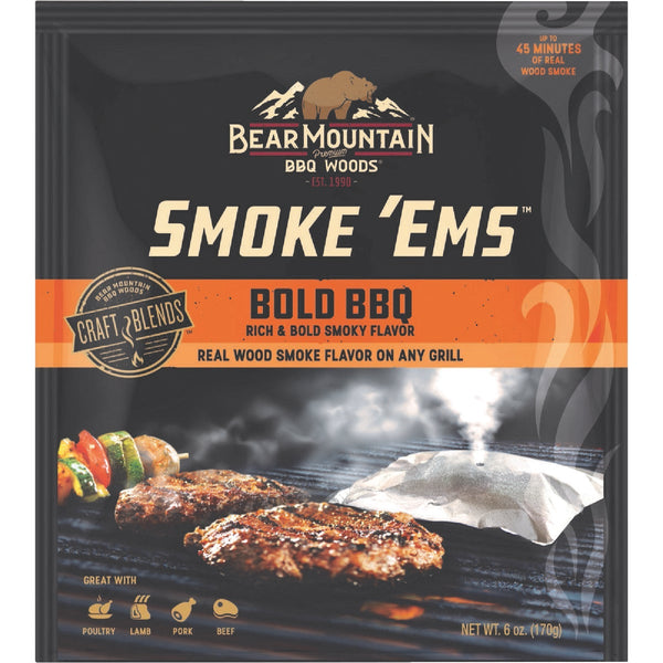 Bear Mountain BBQ Bold Smoke 'ems 6 Oz. Smoking Chips