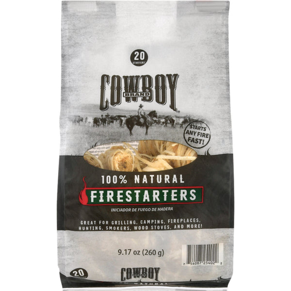 Cowboy Odorless All Natural Fire Starter (20-Pack)