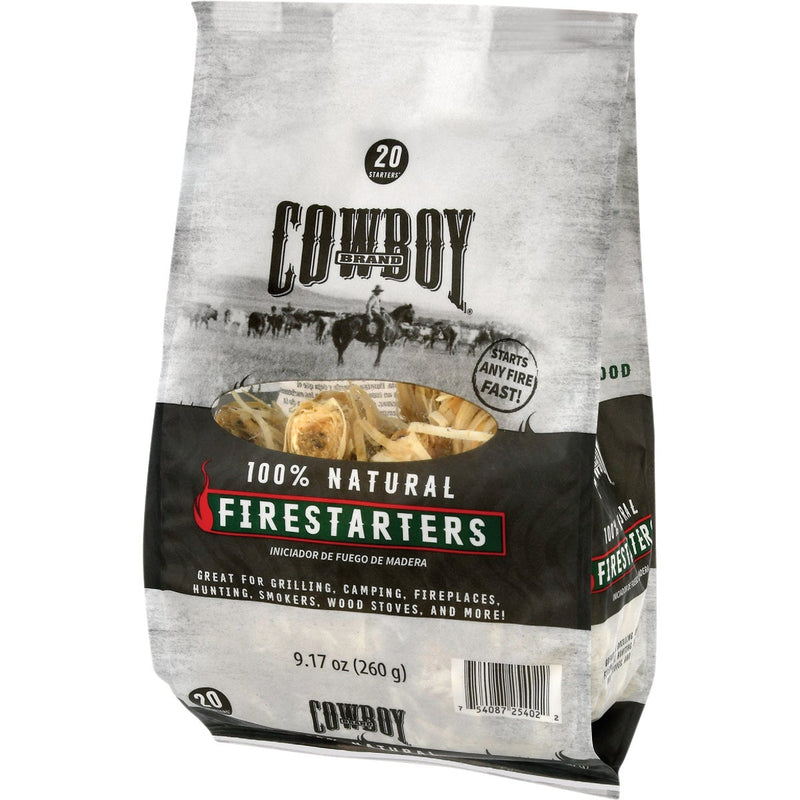 Cowboy Odorless All Natural Fire Starter (20-Pack)