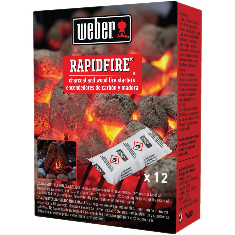 Weber Rapidfire Fire Starters (12-Pack)