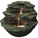 Bond Calistoga Springs 18.9 In. W. x 17.72 In. H. x 21.65 In. L. Envirostone Polyresin Fountain
