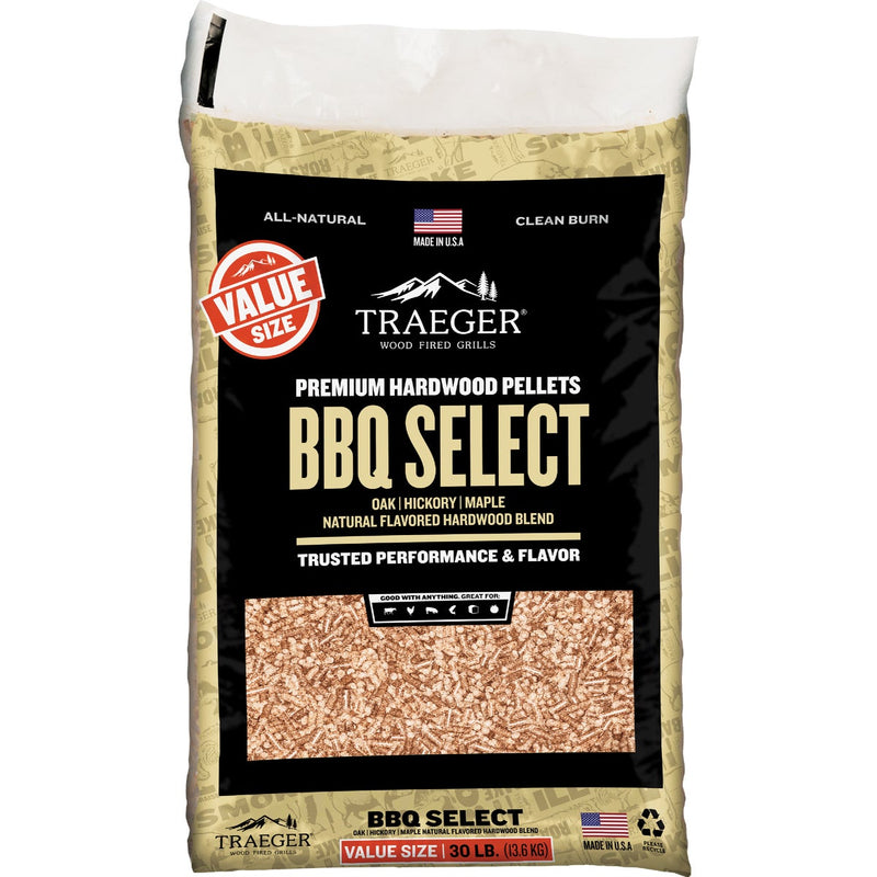 Traeger 30 Lb. BBQ Select All-Natural Wood Grilling Pellets