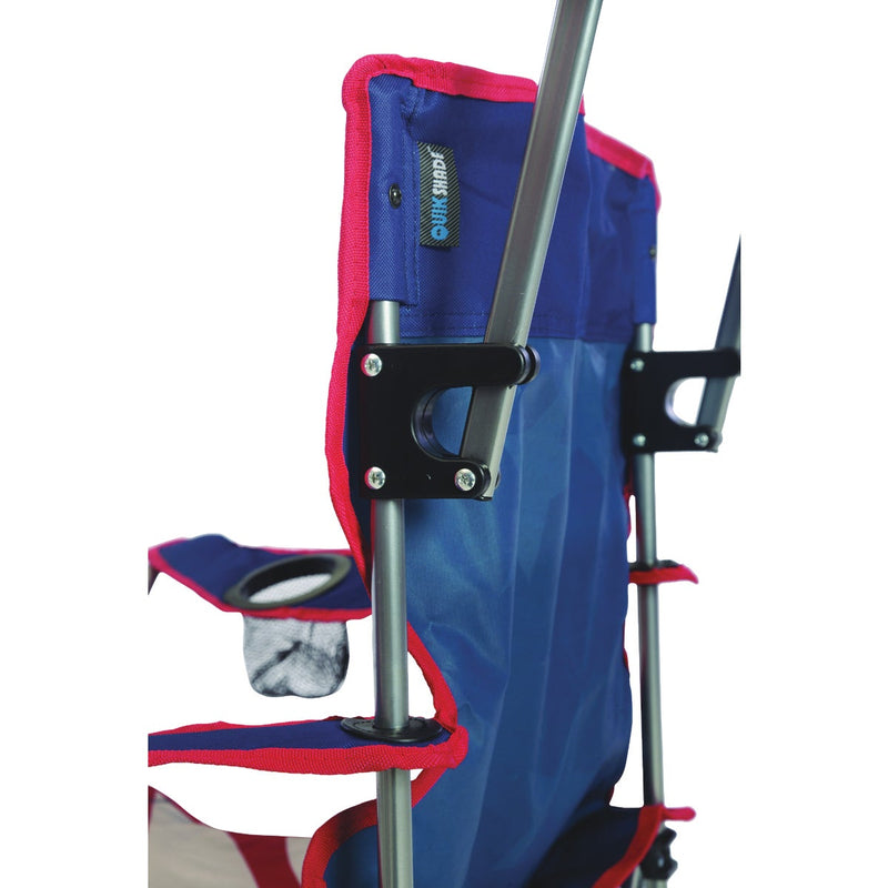 Quik Shade U.S. Flag 190T Aluminux Folding Chair