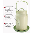 Perky-Pet Metal Milk Pail 5 Lb. Capacity Wild Bird Feeder