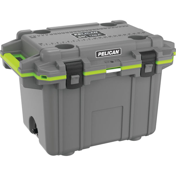 Pelican Elite 50 Qt. Cooler, Dark Gray & Green