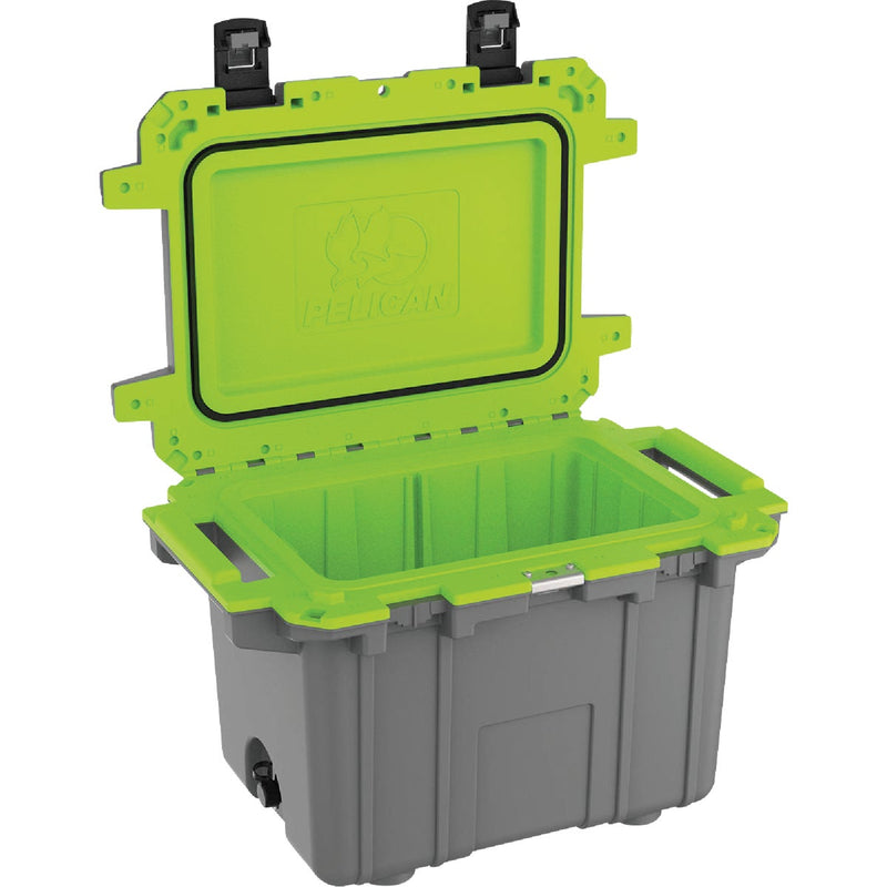 Pelican Elite 50 Qt. Cooler, Dark Gray & Green