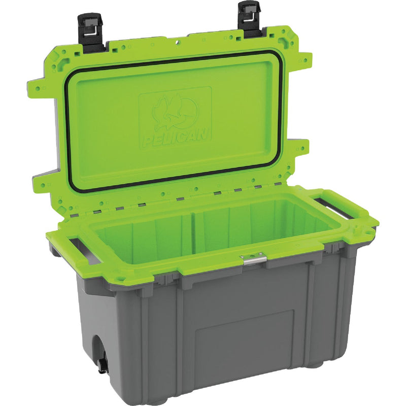 Pelican Elite 70 Qt. Cooler, Dark Gray & Green