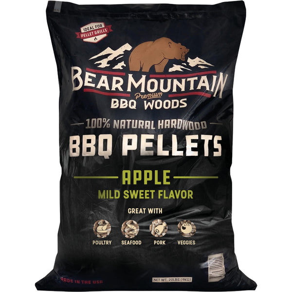 Bear Mountain BBQ Premium Woods 20 Lb. Apple Wood Pellet