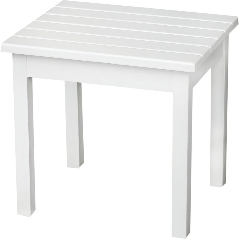 Hinkle Chair Company Cumberland Rectangle White Wood Side Table