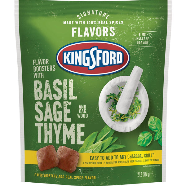 Kingsford Signature Flavors 2 Lb. Basil, Sage, & Thyme Charcoal Flavor Booster