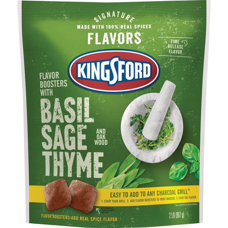 Kingsford Signature Flavors 2 Lb. Basil, Sage, & Thyme Charcoal Flavor Booster