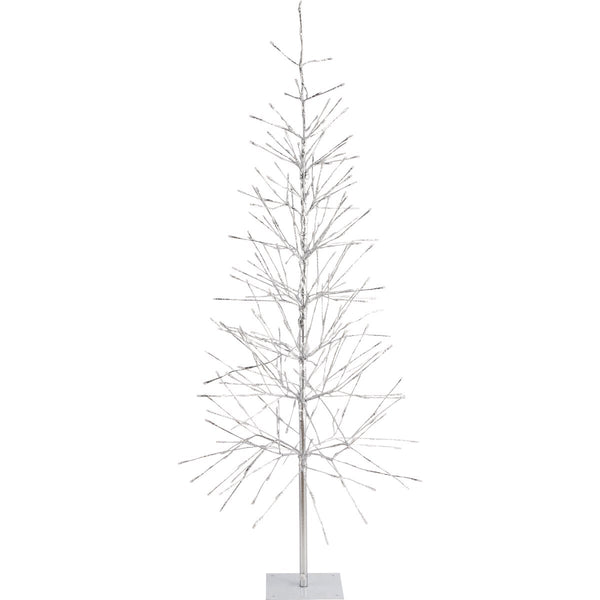 Alpine 65 In. Silver Foil Specialty Christmas Tree