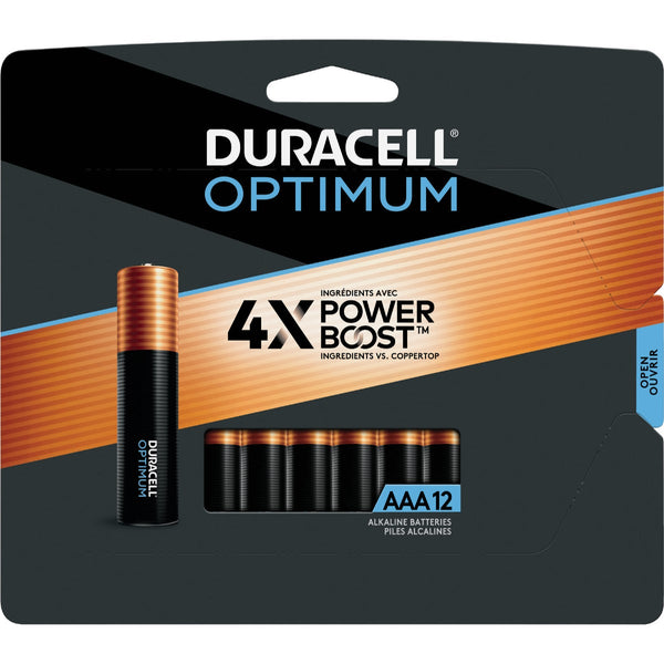 Duracell Optimum AAA Alkaline Battery (12-Pack)