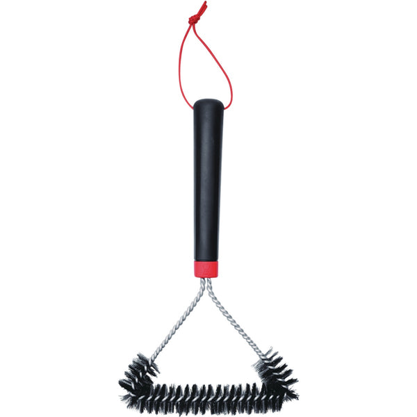 Weber 12 In. 3-Sided Grill Brush