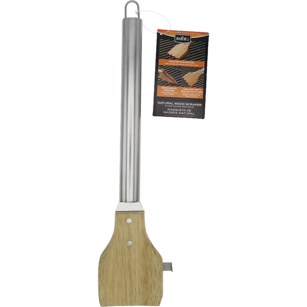Mr. Bar-B-Q Stainless Steel & Wood Grill Cleaning Brush