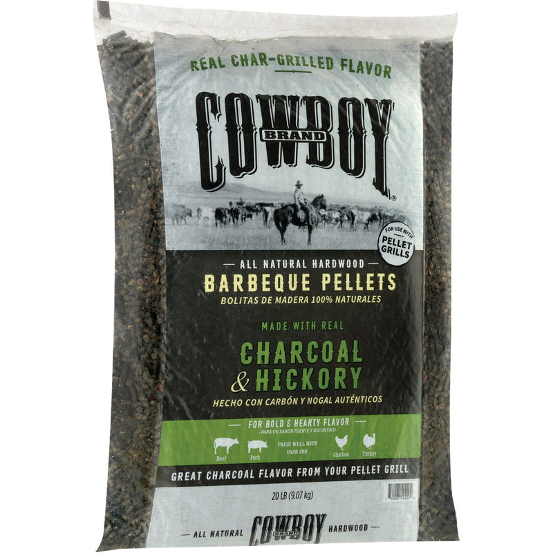 Cowboy Charcoal & Hickory Barbeque Pellets, 20 Lb.