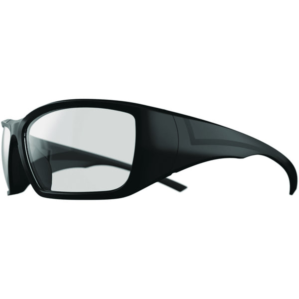 I-Form Lava Black Frame Safety Glasses with Clear Lenses