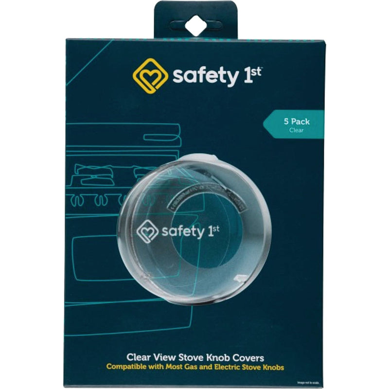 Safety 1st Clear View Plastic Stove Knob Covers (5-Pack)