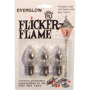 J Hofert C7 Clear Flicker 120V Replacement Light Bulb (3-Pack)