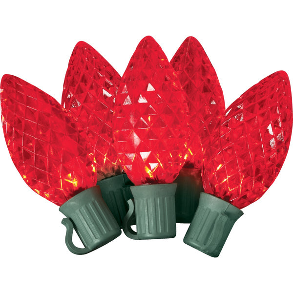 J Hofert Red 25-Bulb C9 LED Light Set