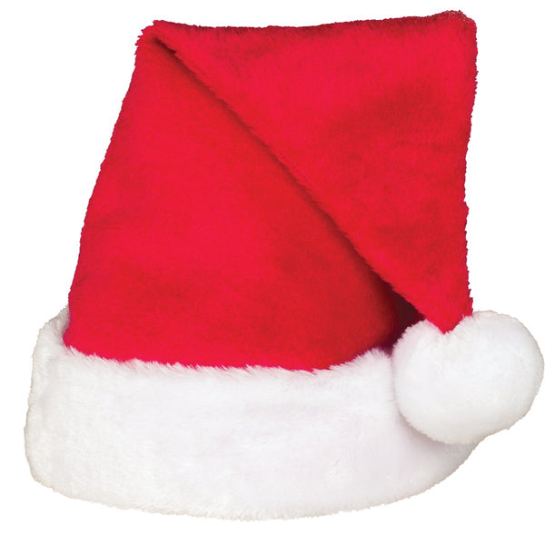 Gerson 17 In. Red Plush Santa Hat