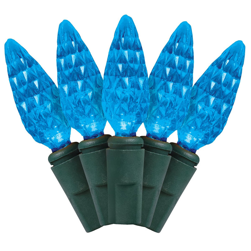 J Hofert Blue 70-Bulb C6 LED Light Set