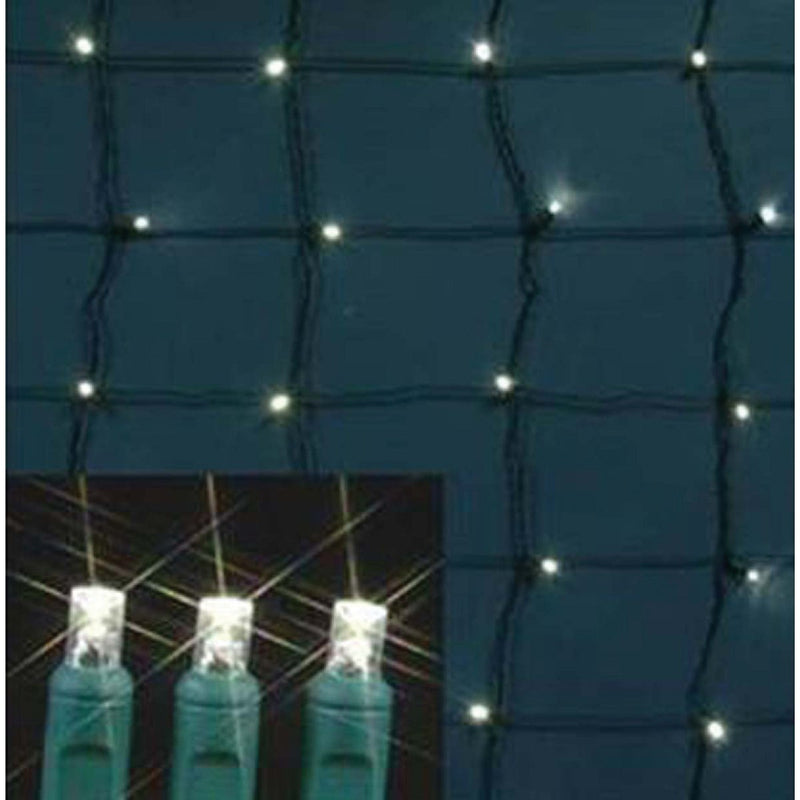 J Hofert Clear 70-Bulb M5 Twinkle LED 4 Ft. x 4 Ft. Net Light Set