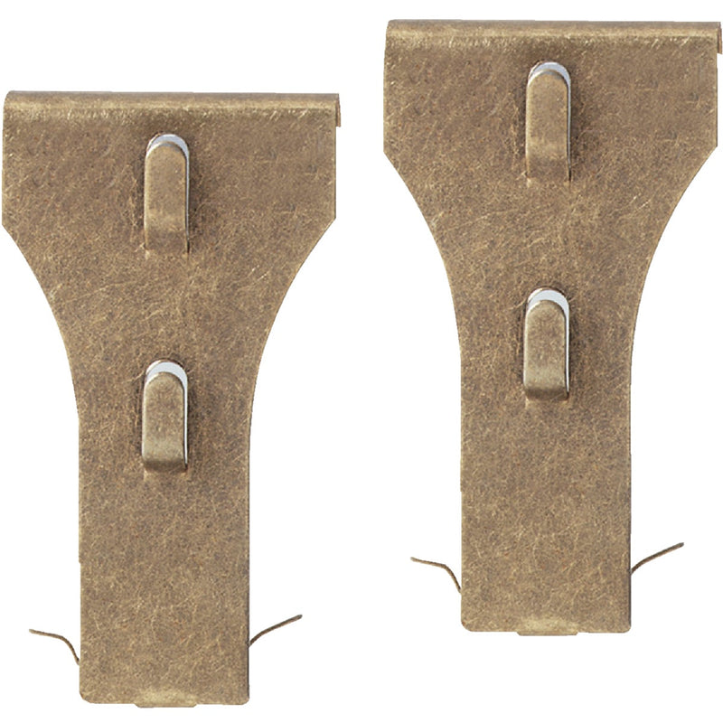 Adams Antique Metal Brick Light Clips (2-Pack)