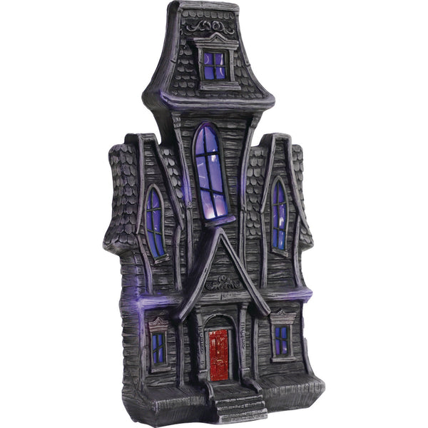 24 In. LED Lighted Haunted House Halloween Decoration