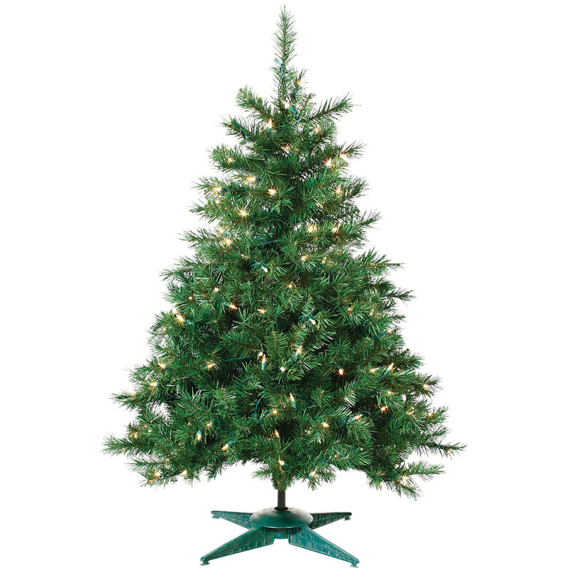 Sterling 2 Ft. Colorado Spruce 50-Bulb Clear Incandescent Prelit Artificial Christmas Tree