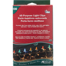 Adams White Gutter & Shingle All-Purpose Light Clips (100-Pack)