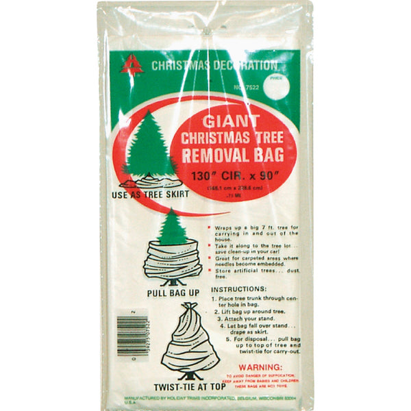 Holiday Trims 90 In. L. x 144 In. Dia. Christmas Tree Removal Bag