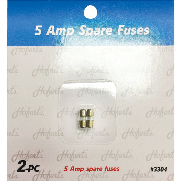 J Hofert 5A Glass Christmas Light Set Fuses (2-Pack)