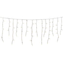 J Hofert Clear 150-Bulb Heavy-Duty Mini Incandescent Icicle Light Set with White Wire