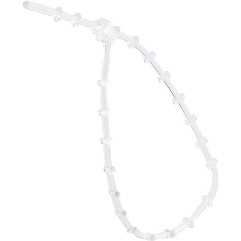 Adams 12 In. Clear Plastic Garland Tie (10-Pack)