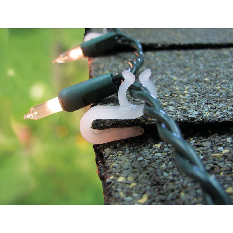 Adams White Gutter & Shingle Mighty Light Clips (100-Pack)