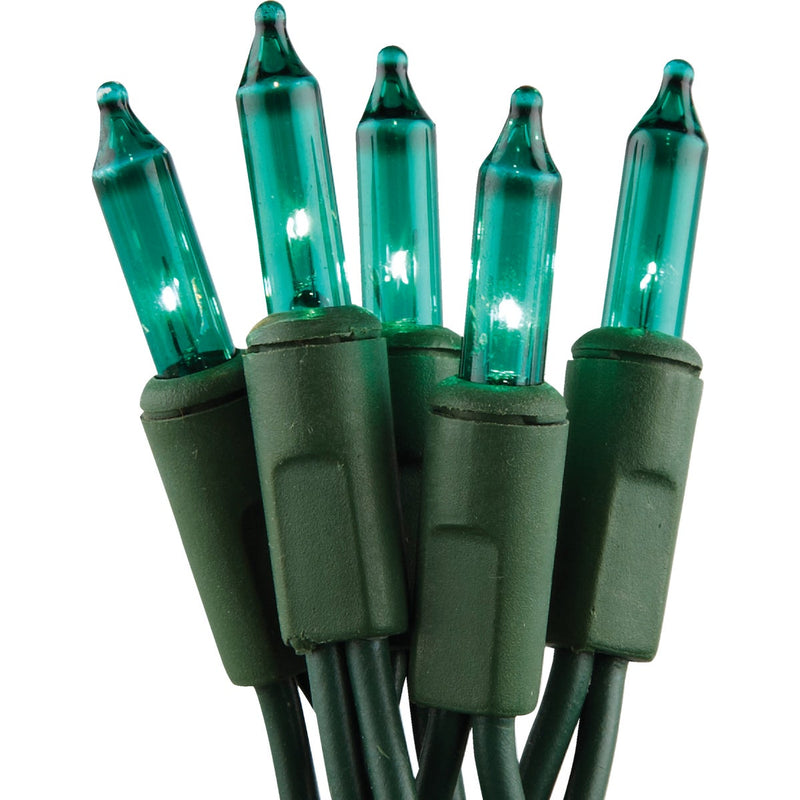 J Hofert Green 150-Bulb Heavy-Duty Mini Incandescent Light Set