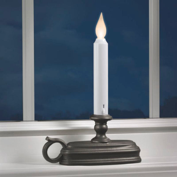 Xodus Deluxe 6 In. W. x 9 In. H. x 1.75 In. D. Aged Bronze LED Battery Operated Candle