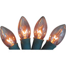 J Hofert C9 Multi Twinkle 125V Replacement Light Bulb (4-Pack)