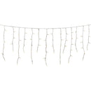 J Hofert Clear 100-Bulb Mini Incandescent Icicle Light Set with White Wire