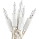 J Hofert Clear 300-Bulb Mini Incandescent Flashing Icicle Light Set with White Wire