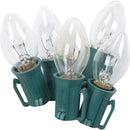 J Hofert Clear 25-Bulb C7 Incandescent Light Set