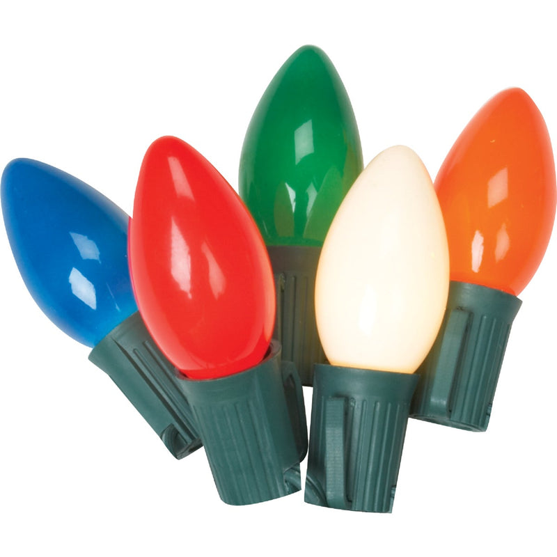 J Hofert Ceramic Multi 25-Bulb C9 Incandescent Light Set